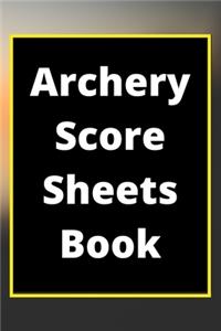 Archery Score Sheets Book