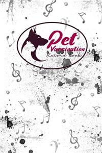 Pet Vaccination Record Book