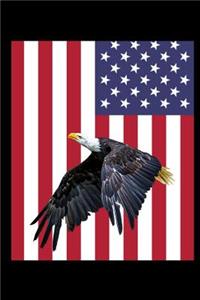 Eagle American Flag USA Journal Notebook