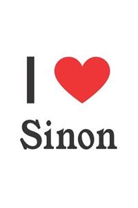 I Love Sinon: Sinon Designer Notebook