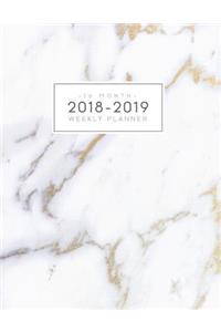 16 Month Weekly Planner 2018-2019