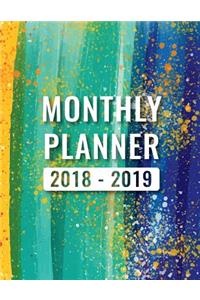2018-2019 planner monthly plan
