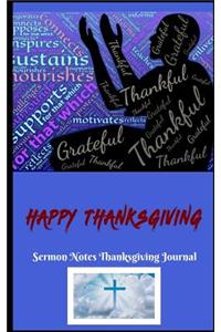 Sermon Notes Thanksgiving Journal Happy Thanksgiving (2)