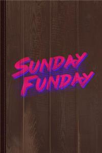 Retro Sunday Funday Journal Notebook