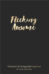 Musician's and Songwriter's Journal for Lyrics & Music