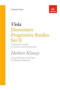 Elementary Progressive Studies, Set II for Viola