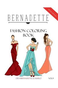BERNADETTE Fashion Coloring Book Vol.9
