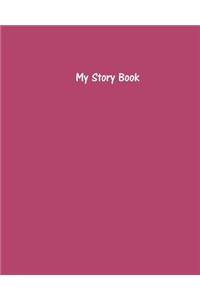 My Story Book - Create Your Own Picture Book with Dusty Rose Cover