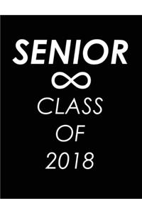 Senior Class of 2018 Composition Notebook - Black - Dot Grid