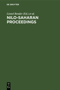 Nilo-Saharan Proceedings