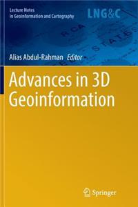 Advances in 3D Geoinformation