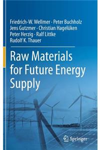 Raw Materials for Future Energy Supply
