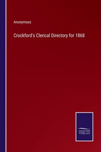 Crockford's Clerical Directory for 1868