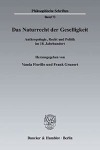 Das Naturrecht Der Geselligkeit