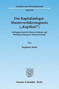 Das Kapitalanleger-Musterverfahrensgesetz (Kapmug)