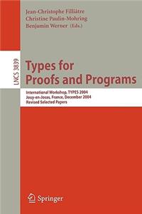 Types for Proofs and Programs