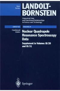 Nuclear Quadrupole Resonance Spectroscopy Data