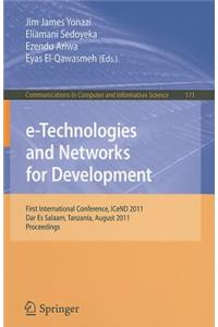 E-Technologies and Networks for Development
