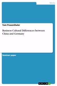 Business Cultural Differences between China and Germany