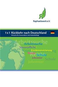 1 x 1 Rückkehr nach Deutschland