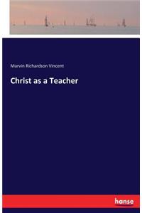 Christ as a Teacher