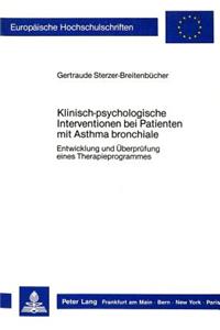 Klinisch-psychologische Interventionen bei Patienten mit Asthma bronchiale