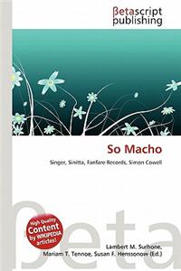 So Macho