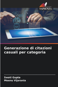 Generazione di citazioni casuali per categoria