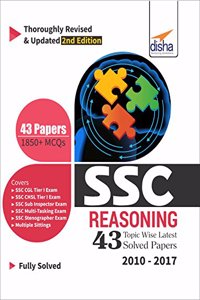 SSC Reasoning Topic-Wise Latest 43 Solved Papers (2010-2017)