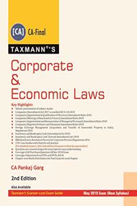 Corporate & Economic Laws (CA-Final)(May 2019 Exam-New Syllabus)