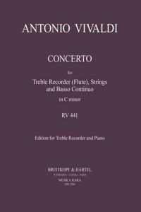 FLUTE CONCERTO IN C MINOR RV 441 RV 441