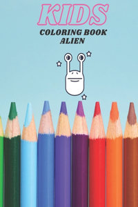 Kids Coloring Book Alien