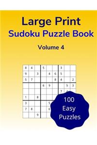 Large Print Sudoku Puzzle Book Volume 4