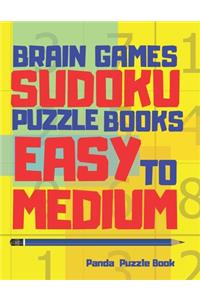 Brain Games Sudoku Puzzle Books Easy To Medium