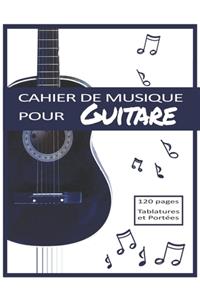 Cahier de Musique pour Guitare