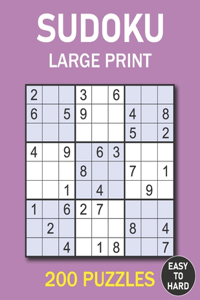 Sudoku Large Print Easy to Hard