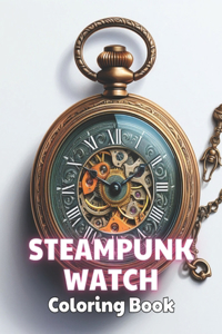 Steampunk Watch Coloring Book