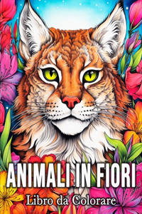 Animali in Fiori Libro da Colorare