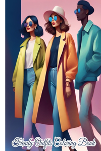 Trendy Outfits Coloring Book For Girls