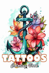 Tattoos Coloring Book for Adults