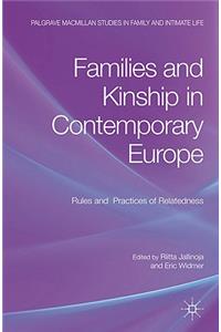 Families and Kinship in Contemporary Europe