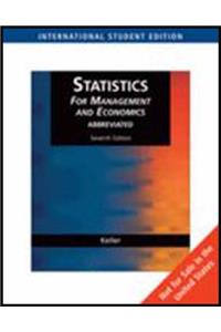 Managerial and Economic Statistics: Abbreviated Edition with Data Set CD-ROMS