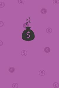 (Purple) Smart Monthly Budget Planner, Blank Lined, Write-in, Undated 3 Year Expense Tracker.