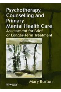 Psychotherapy, Counselling, and Primary Mental Health Care