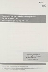 Steck Vaughn GED Posttest for Reasoning Through Language Arts Form a