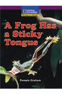 Frog Has Sticky Tongue Us Ed