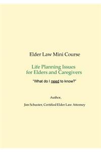Elder Law Mini-Course 2018
