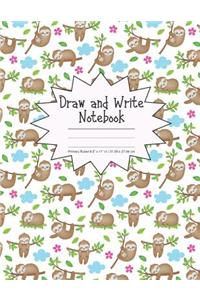 Draw and Write Notebook Primary Ruled 8.5