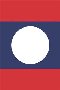Laos Travel Journal - Laos Flag Notebook - Lao Flag Book