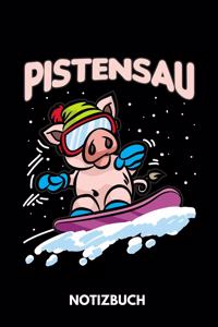 Pistensau - Notizbuch